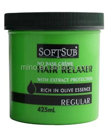 Softsub No Base Professional Rich In Olive Oil Hair Relaxer Cream