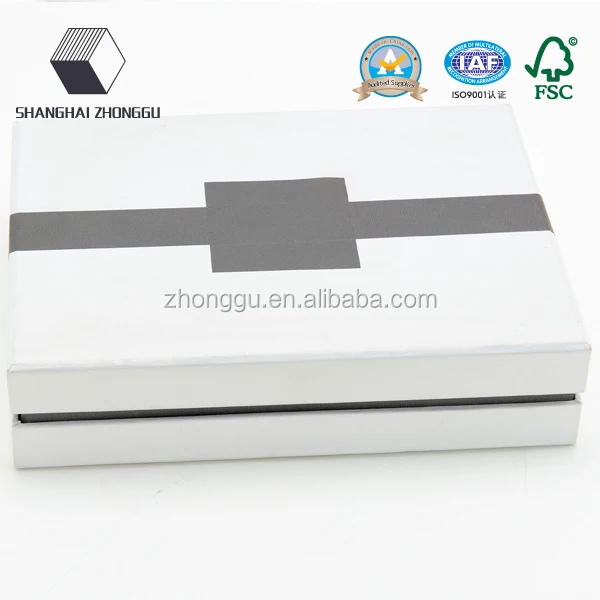 factory direct sale packing box white gift boxes with customized