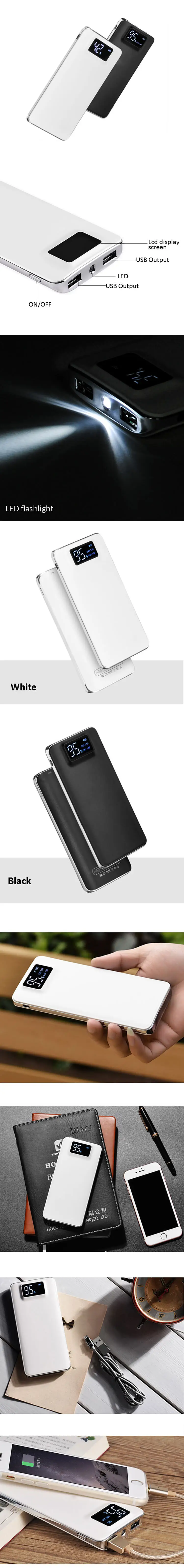 Top Sales Universal Slim Powerbank 8000 Mah Type-C Credit Card Mobile Ultra Silm Power Bank - ANKUX.COM