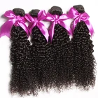 Wholesale raw virgin indian kinky curly hair cuticle aligned raw indian temple hair curly virgin hair
