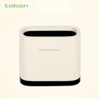 OVAL shape multi-function storage bucket plastic desktop pen holder