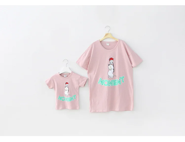 new arrival summer style mother daughter/son clothes t-shirt family matching outfits tees family pack casual cotton t-shirt tops