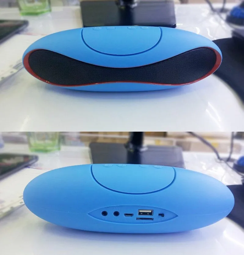 High Quality Speakers Subwoofer Portable Bluetooth Football Helmet Speaker/Black - ANKUX.COM