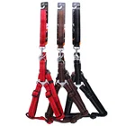 All Weather Match H Shape Retractable Strong Led Soft Foam Dog Harness Vest And Leash