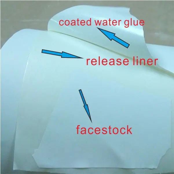 Factory Supply Breakable Security Self Adhesive Destructible Vinyl Paper Matte White Brittle A4 Size Eggshell Paper Material