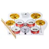 Professional digital portable hand roll silicone drum surface electronic color drum