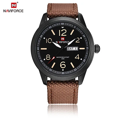 NAVIFORCE Top Brand Men's Fashion Casual Quartz Wrist Watch Men Waterproof Nylon Strap Sports Watches Clock Relogio Masculino 
NAVIFORCE Top Brand Men's Fashion Casual Quartz Wrist Watch Men Waterproof Nylon Strap Sports Watches Clock Relogio Masculino