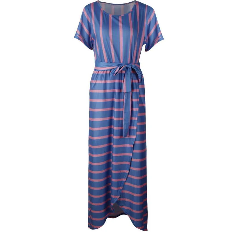 2019 Summer Sexy Women Clothing Frock Design For Ladies Striped Casual Maxi Dresses, As picture
2019 Summer Sexy Women Clothing Frock Design For Ladies Striped Casual Maxi Dresses, As picture