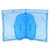 Multi-disc dvd packing 14MM Bluray Disc DVD Box Slim Blu-Ray Case 6 Discs Blue CD Case