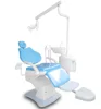 China factory price dimensions of dental chair dentist stool 2pcs mermaid dentalchair foot pedal.