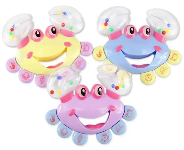 Hot Crab rattle toys newborn baby toys baby rattles plastic toys