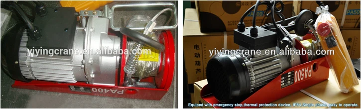 Chinese supplier PA200 small electric hoist used