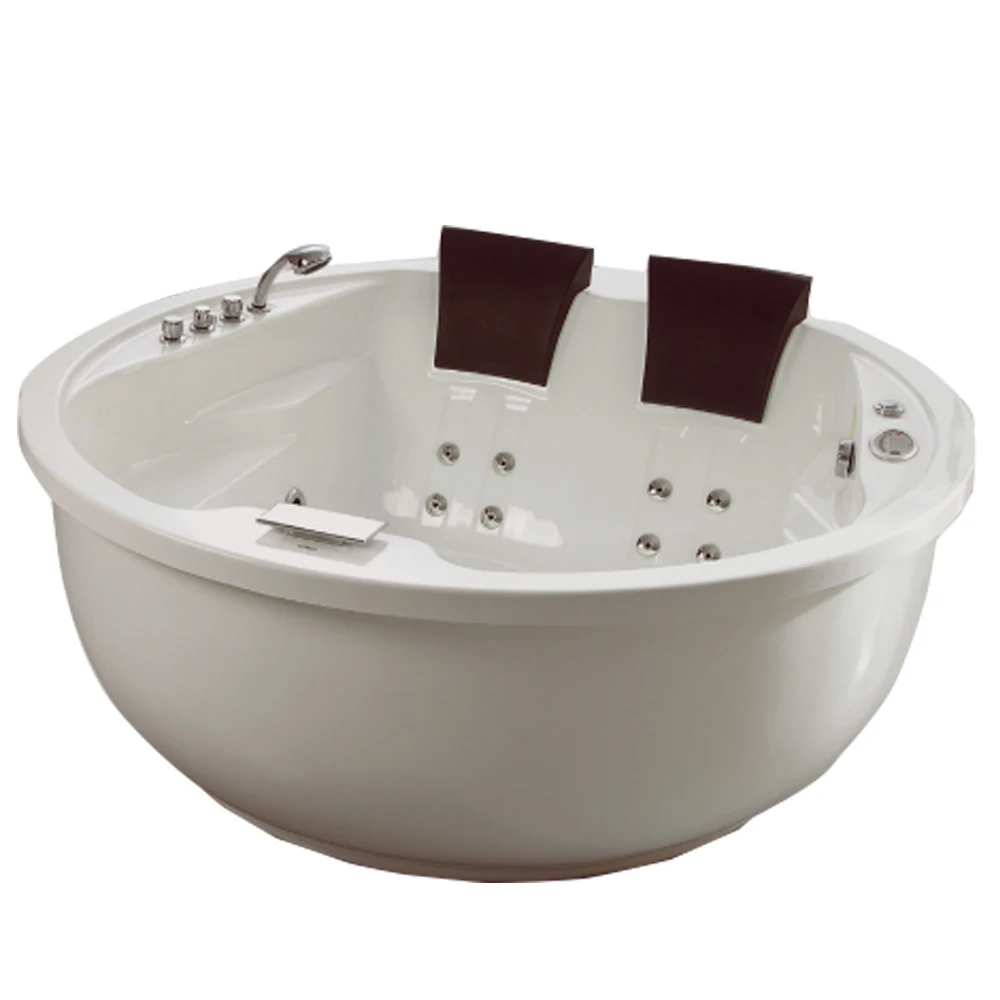 Hs B1574t Indoor Acrylic Massage Whirlpool Small Round Bathtubs For 2 Person Buy Small Round Bathtubs Massage Whirlpool Small Round Bathtubs Massage