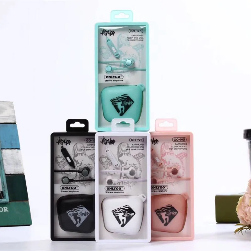 New products Electronic Mobile Earphone Luxury Custom Logos Packing Box Earbuds - ANKUX.COM