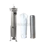 Single bag filter system stainless steel tank water bag filter housing for purifier