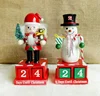 Creative Christmas decorations for the elderly snowman countdown calendar table set up a holiday gift HX181113-22