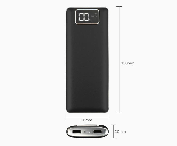 Ad Battery Charger Universal Power Banks 20000mah Power Bank Slim with LCD Display - ANKUX.COM