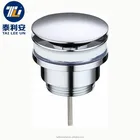 Free running public area washroom brass basin sink waste rain water drain