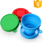 FDA LFGB Flexible Durable Baby Drinking Collapsible Silicone Water Cup