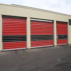 Rolling Pvc Roller Shutter Doors Commercial Fabric Automatic Door for Warehouse