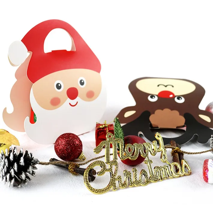 cartoon gift paper packing box for christmas birthday party cake