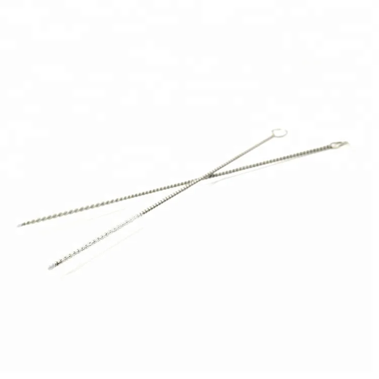 Stainless steel wire nylon straw cleaning brush /different dimmensions for different straws, Silver
Stainless steel wire nylon straw cleaning brush /different dimmensions for different straws, Silver