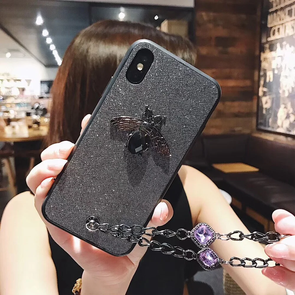 Luxury Leather 3D Metal Bee Pearl Phone Cases PU Material Fashion Back Cover PU Cell Phone Covers For Samsung M20, Red/gold/silver/white
Luxury Leather 3D Metal Bee Pearl Phone Cases PU Material Fashion Back Cover PU Cell Phone Covers For Samsung M20, Red/gold/silver/white