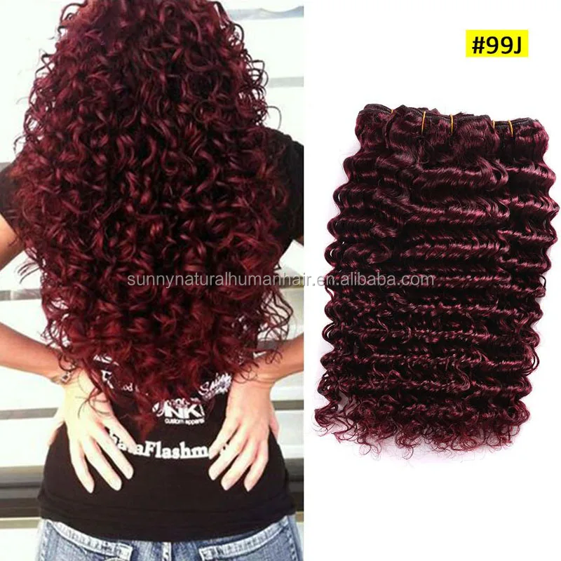 Fashion super quality 10-30" Human hair weave babe curl burgundy human hair extension, N/a
Fashion super quality 10-30" Human hair weave babe curl burgundy human hair extension, N/a