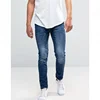 Royal wolf denim jeans manufacturer premium denim blue slim fit men 2017 newest fashion jeans