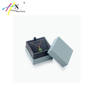 luxury paper jewelry necklace box bracelet gift box with velvet