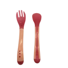 BPA Free Heat Resistance Colorful Baby Toddler Infant Spoon and Fork