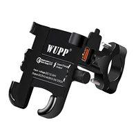 Aluminium Alloy Mobile Phone Holder with QC 3.0 USB Charger Motorcycle Handlebar Holder
Aluminium Alloy Mobile Phone Holder with QC 3.0 USB Charger Motorcycle Handlebar Holder