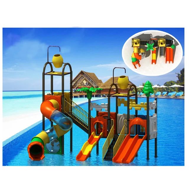 Safety high quality amusement park outdoor plastic water slide for adult HF-G140A