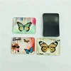 New products customized glass and rubber material fridge magnet
