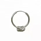 Men jewelry fashion designs silver korean earring hoop for men