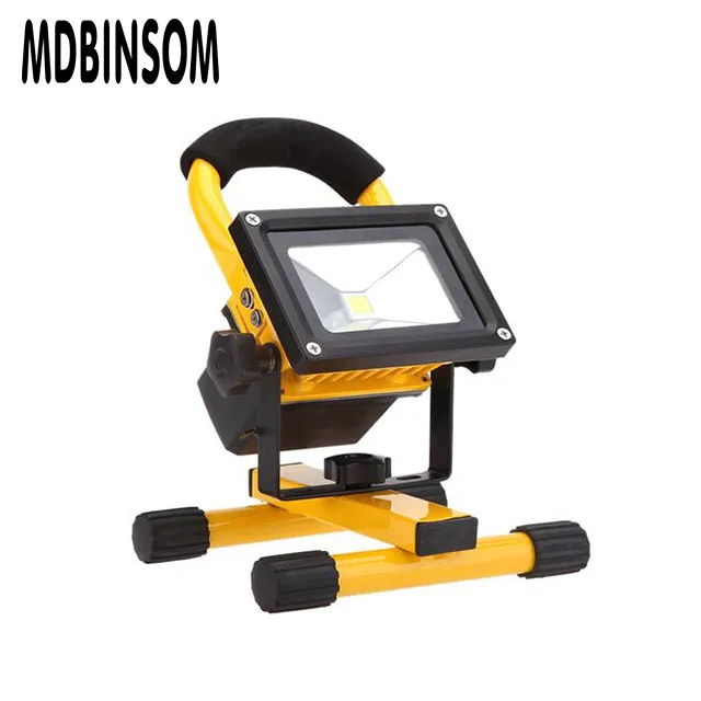 portable 18650 lithium battery led flood light 5w 10w 20w 30w