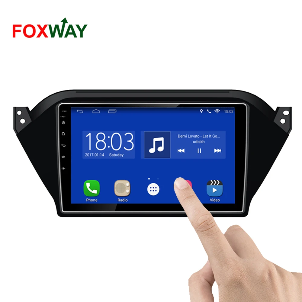 FOXWAY factory android car dvd player for JAC S2 with audio radio multimedia gps navigation system