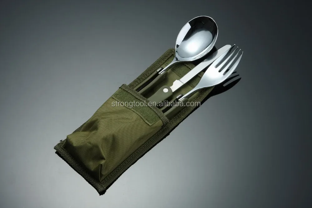 440 #屋外ツールステンレス鋼食器プラスチックスプーン仕入れ・メーカー・工場