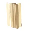 Eco-friendly bamboo and wooden ice cream sticks spoon