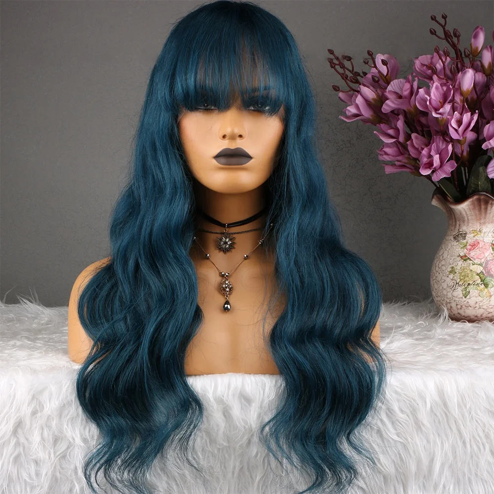 Aliexpress Dark Blue Body Wave Lace Front Premium Chinese Human Hair Wigs With Bangs
Aliexpress Dark Blue Body Wave Lace Front Premium Chinese Human Hair Wigs With Bangs