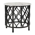 High-quality marble paper top end table wholesale new designed marble table set