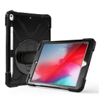 New rubber silicone handle case For iPad Air 3 2019 10.5 inch armor kickstand shell