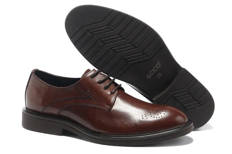 Free Shipping High Quality Ecco Business Men Shoes,Fashion Men's Dress,Full Grain Leather Shoes,Men's Shoes Black/Brown Colors