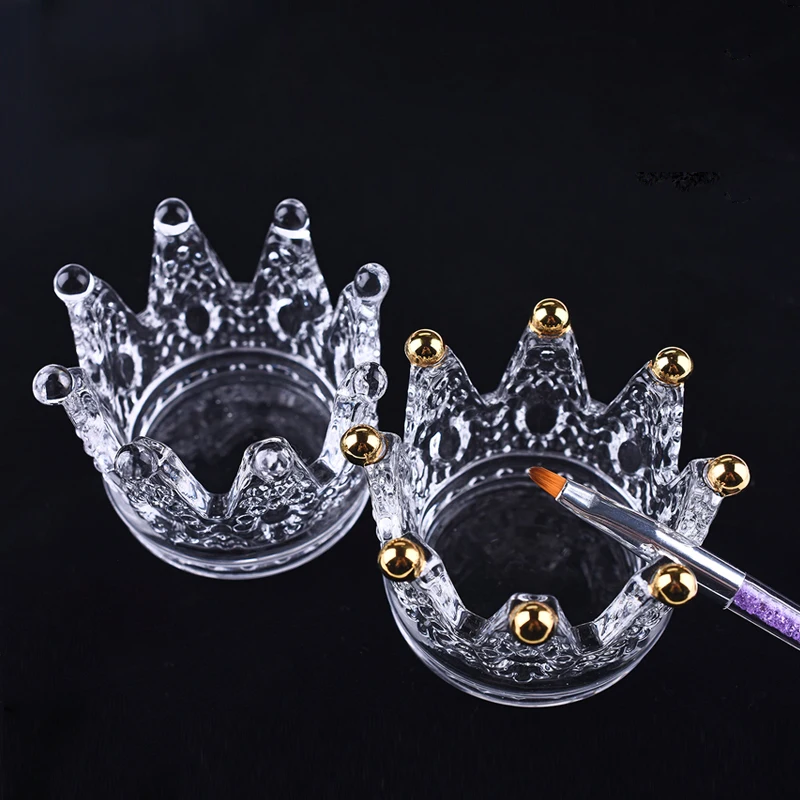 Multifunction Nail tool Crystal Nail brush holder rest wash dappen cup nail color mixing toner cup, Transparent
Multifunction Nail tool Crystal Nail brush holder rest wash dappen cup nail color mixing toner cup, Transparent
