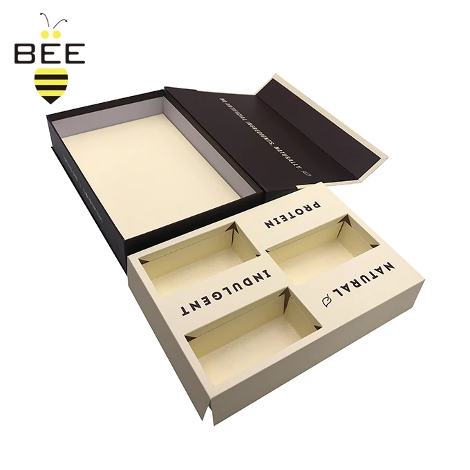luxury cardboard box packaging gift magnetic box with paper card