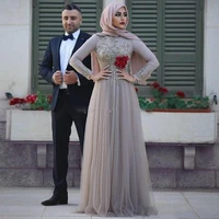 Fashion Muslim Evening Dresses Hijab Dress Long Sleeves Arabic Prom Party Formal Gowns Custom Made
Fashion Muslim Evening Dresses Hijab Dress Long Sleeves Arabic Prom Party Formal Gowns Custom Made