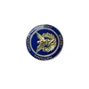 Metal badges for college logo
