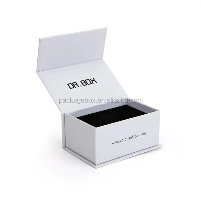 cardboard custom logo paper openable mini magnetic closure gift