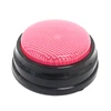 In stock custom message sound talking push recordable button for learning