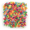 Yiwu huaxuan wholesale supply colored plastic pony bead 6mm*9mm in stock